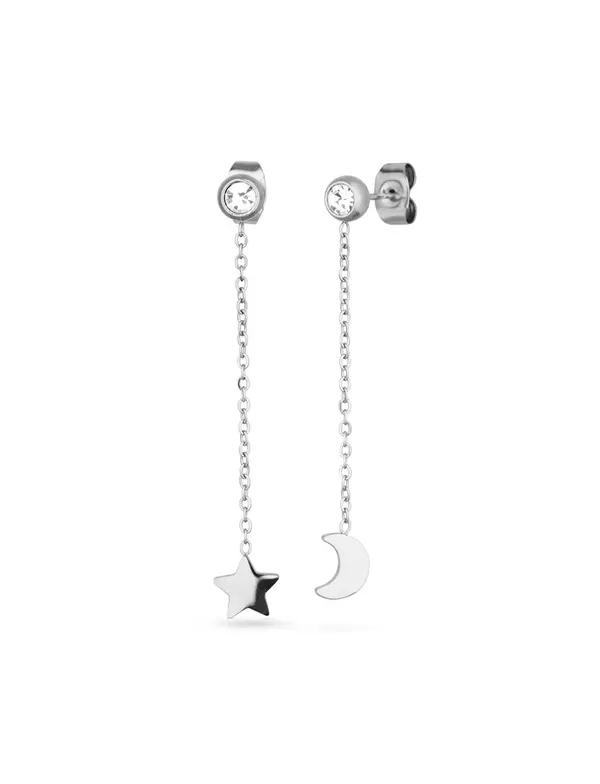 VUCH Infinity Silver Earrings