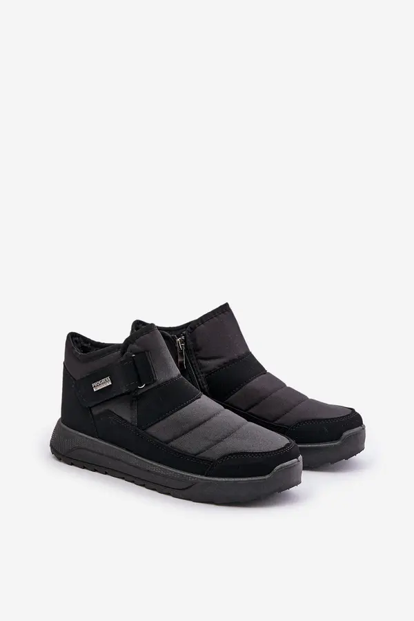 Boto Insulated men's winter boots Progress black snow boots