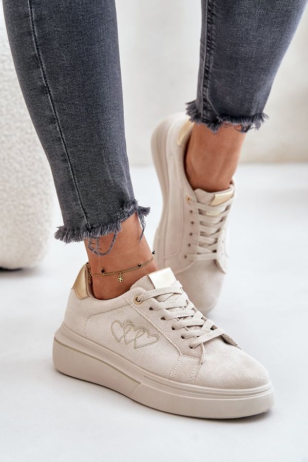 Big Star Insulated women's sneakers Big Star beige