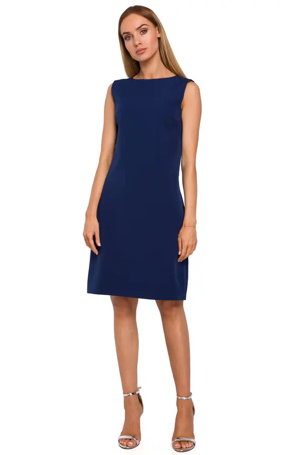 Made Of Emotion Izrađena od emocija Ženska haljina M490 Navy Blue