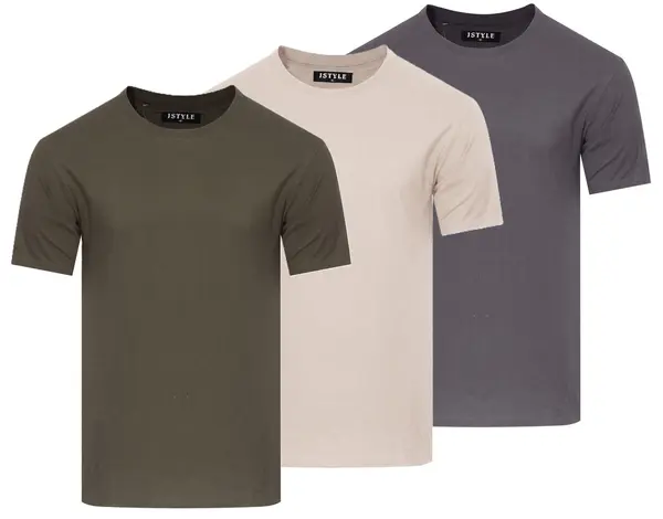 J.STYLE J.style muška majica kratkih rukava, paket od 3 komada