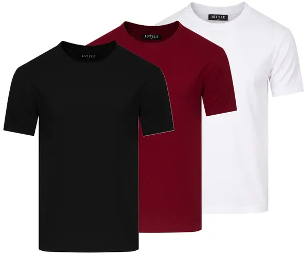 J.STYLE J.style muška majica kratkih rukava, paket od 3 komada