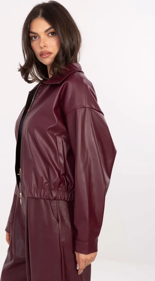RUE PARIS Jacket-IT-KR-FL9707.34-burgundy