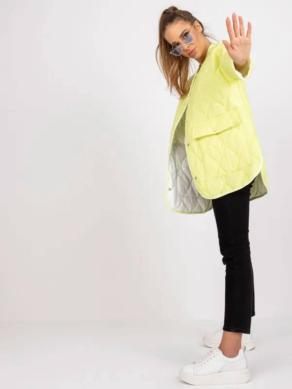 RUE PARIS Jacket-RV-KR-001.95P-Light Yellow