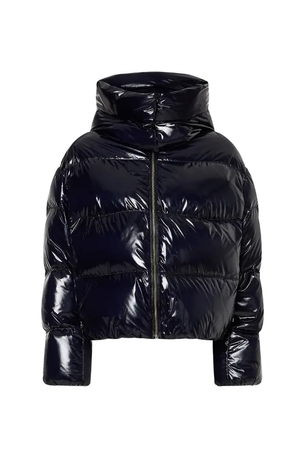 Tommy Hilfiger Jacket - Tommy Hilfiger GLOSSY DOWN PUFFER JACKET blue