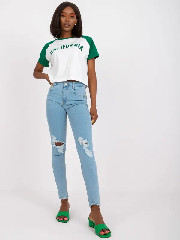 RUE PARIS Jeans trousers-RO-SP-PNT-2307.41X-light blue