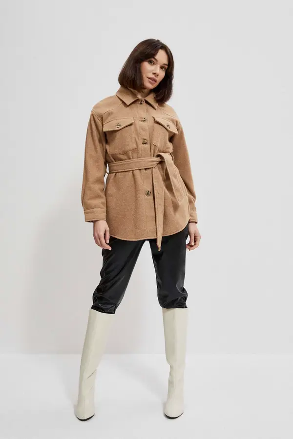 Marisse Jesenska jakna košulje s remenom