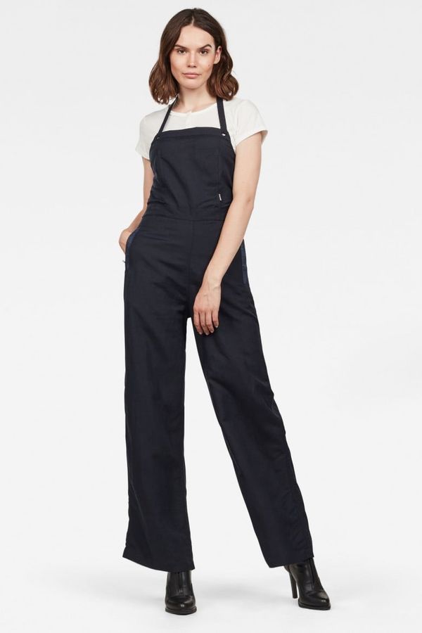 G Star Jumpsuit - G-STAR Blake halter overall wmn dark blue