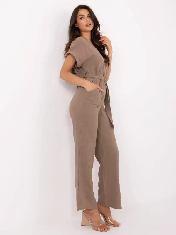 Italy Moda Jumpsuit-MI-KO-A2468.70-brown