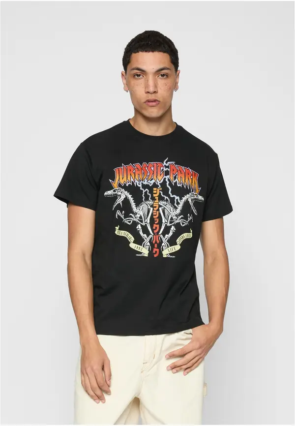 Merchcode Jurassic Park Rock Black T-Shirt