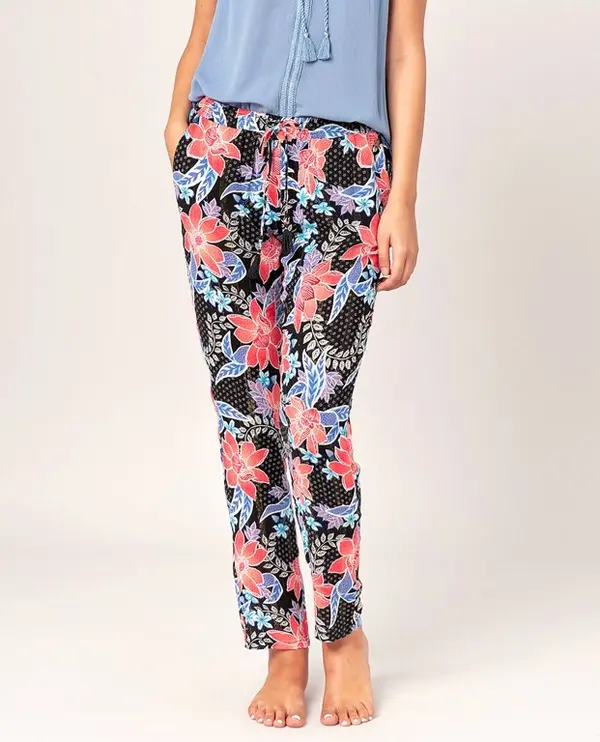 Rip Curl Kalhoty Rip Curl ODMOR BEACH PANT Crno/crno