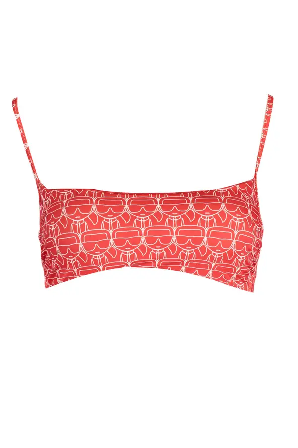 KARL LAGERFELD BEACHWEAR Karl Lagerfeld crveni gornji dio bikinija