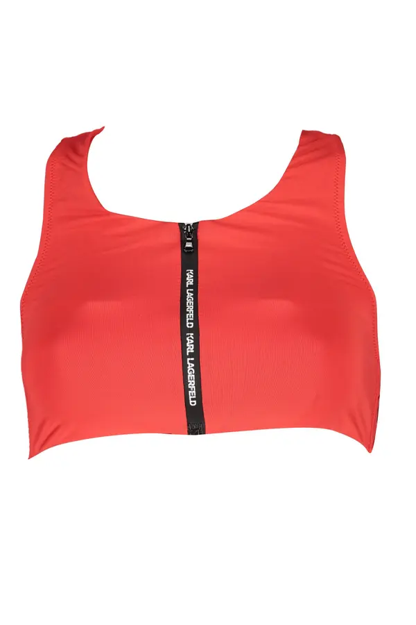 KARL LAGERFELD BEACHWEAR Karl Lagerfeld crveni gornji dio kupaćeg kostima