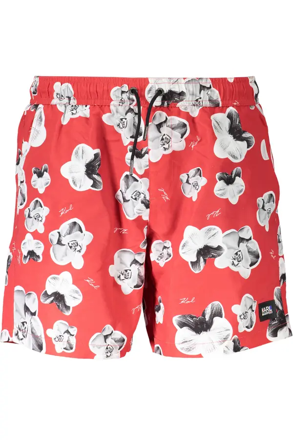 KARL LAGERFELD BEACHWEAR Karl Lagerfeld muški kupaći kostim crvene boje