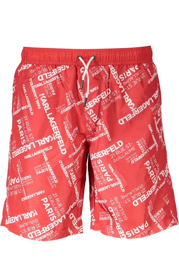 KARL LAGERFELD BEACHWEAR Karl Lagerfeld muški kupaći kostim crvene boje