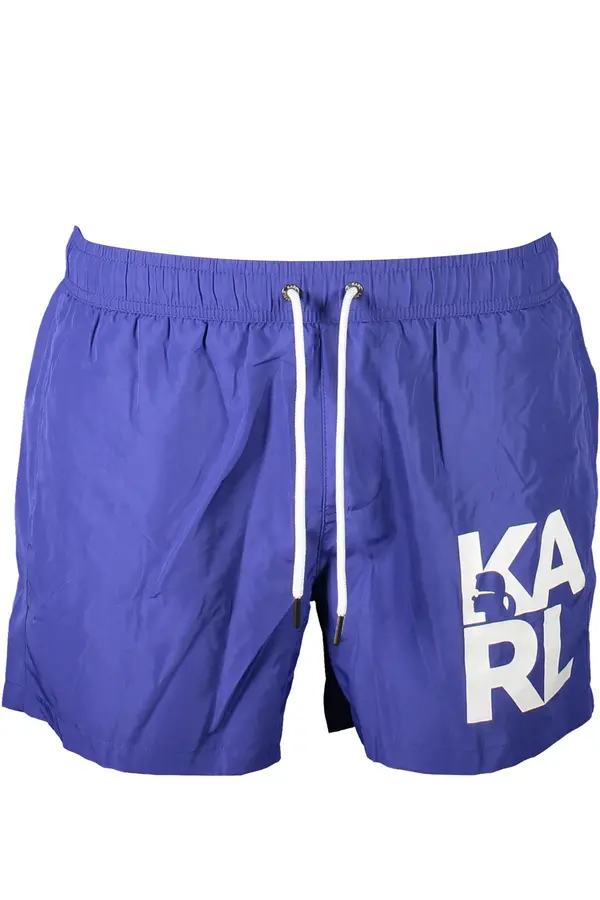 KARL LAGERFELD BEACHWEAR Karl Lagerfeld muški kupaći kostim plave boje