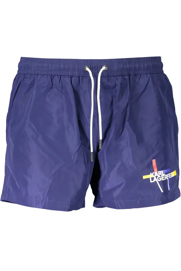 KARL LAGERFELD BEACHWEAR Karl Lagerfeld plave kupaće hlače