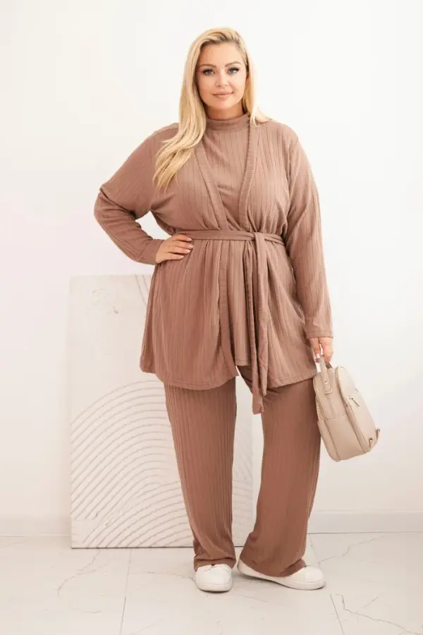 Kesi Kesi 3-piece Plus Size women's set fango