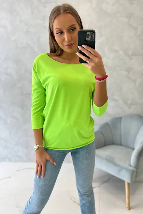 Kesi Kesi bluza ležerna zelena