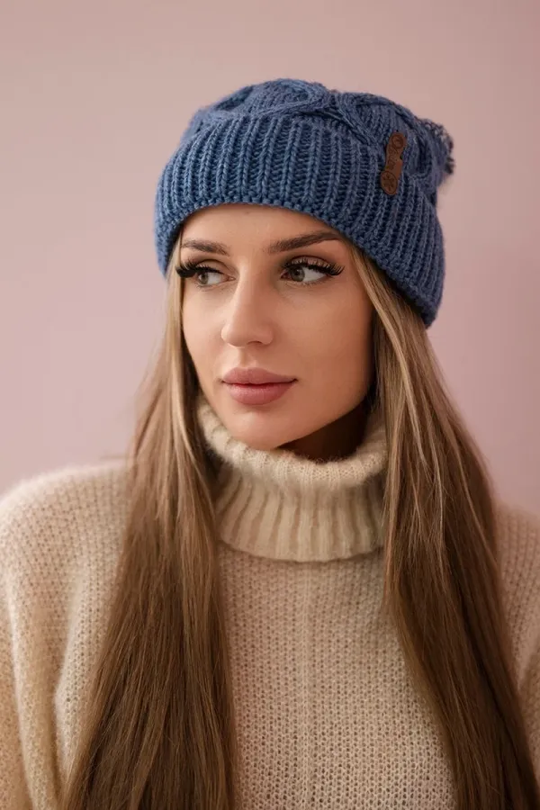 Kesi Kesi Cap with fleece Alice K248 gray+white