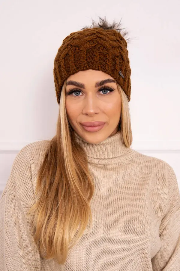 Kesi Kesi Cap with fleece Daria K217 light brown