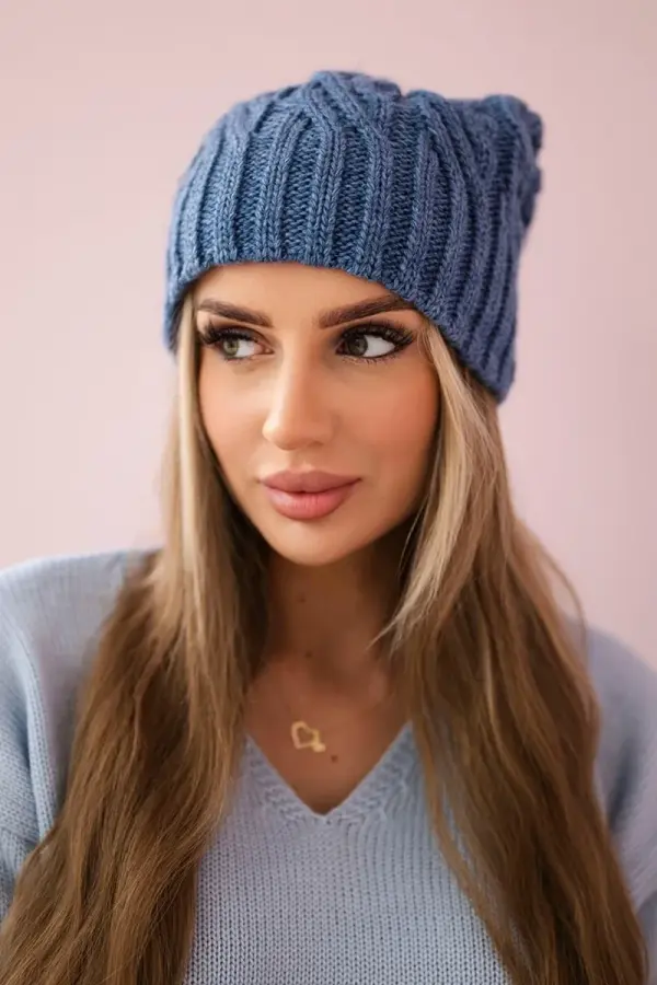 Kesi Kesi Cap with fleece Paulina K227 dark jeans