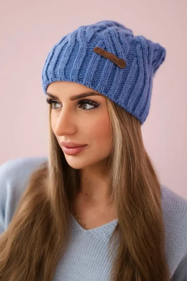 Kesi Kesi Cap with fleece Paulina K227 light jeans