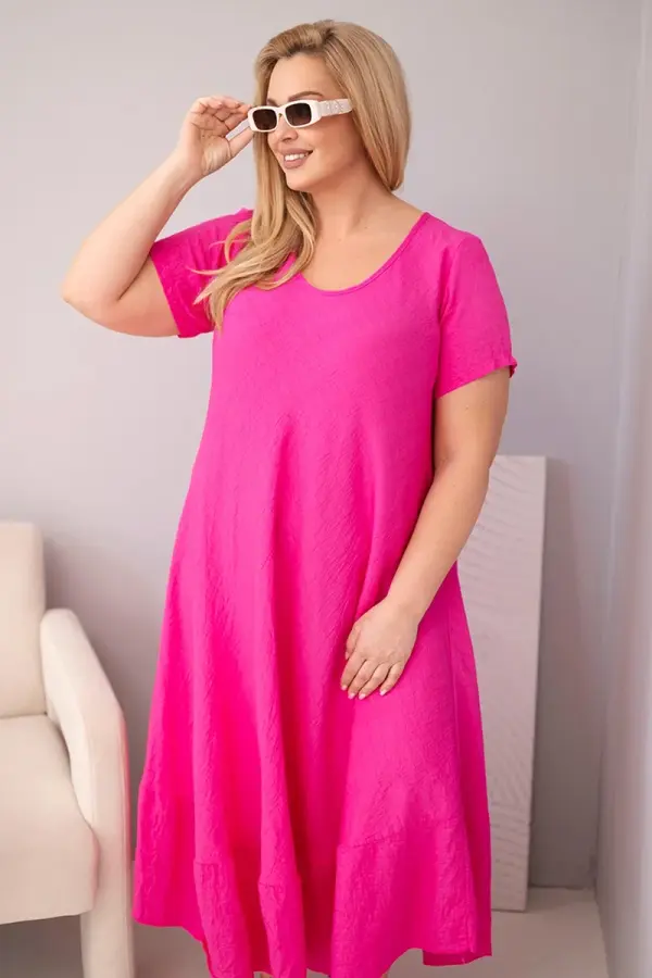 Kesi Włoski Kesi plus size ženska haljina s volanima