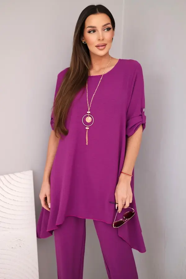 Kesi Włoski Kesi talijanski set bluza + hlače s privjeskom