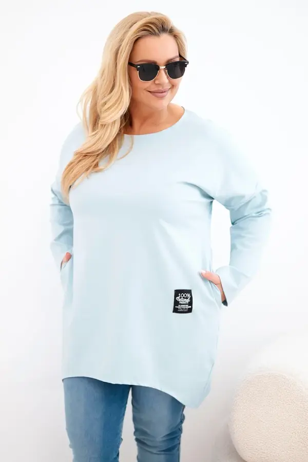 Kesi Włoski Kesi Włoski Plus Size bluza s dužim leđima