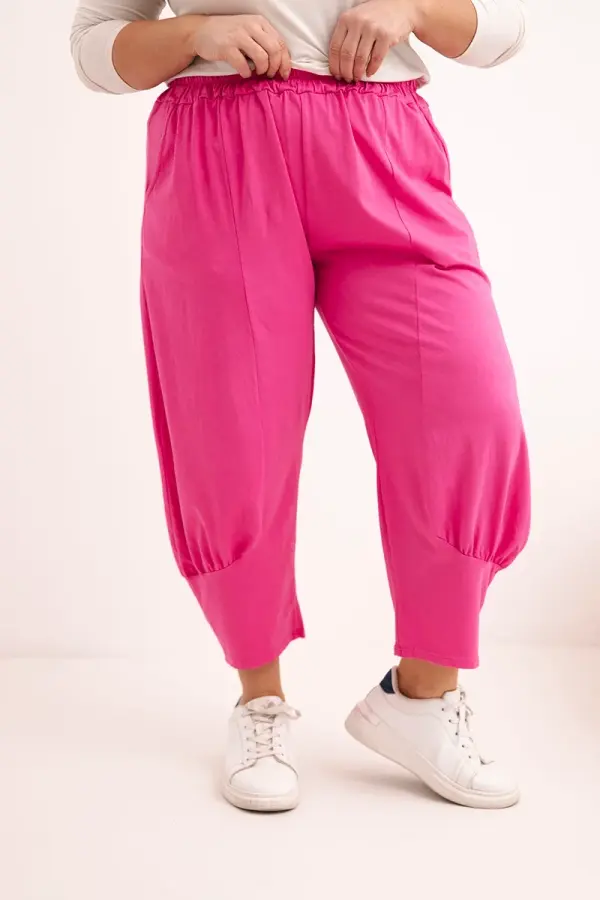 Kesi Włoski Kesi Włoski Plus Size hlače niskog struka