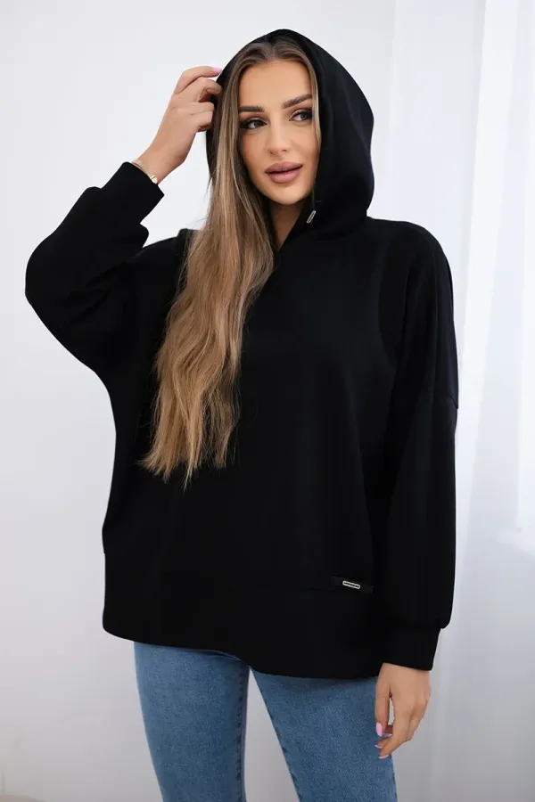 Kesi Włoski Kesi Włoski Viscose hoodie black