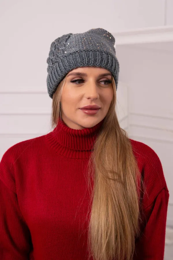 Kesi Kesi Women's cap Amira K359 dark grey