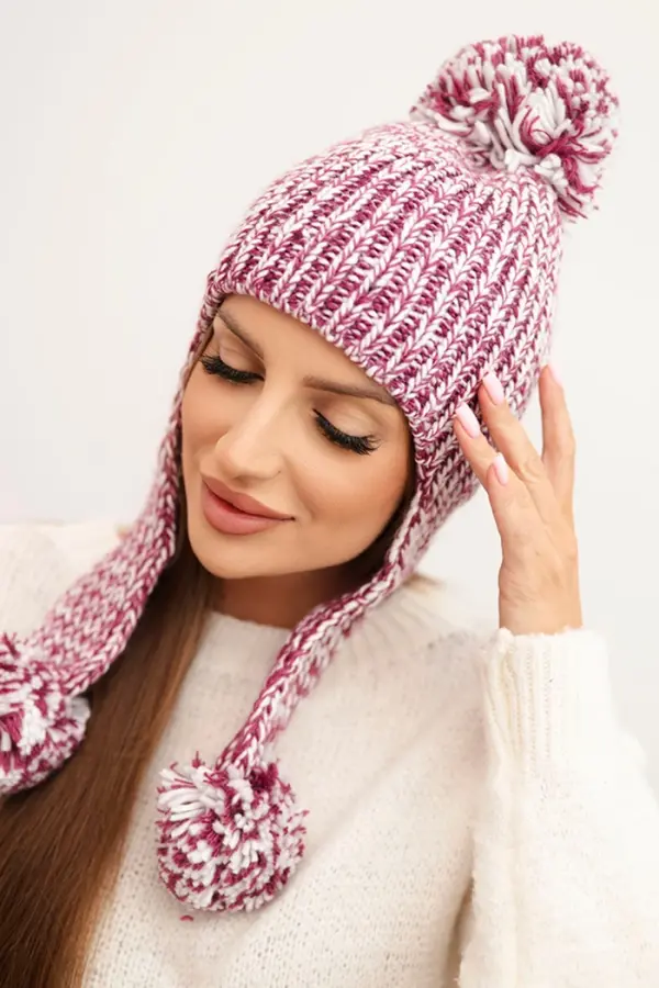 Kesi Kesi Women's earflap hat Emma K343 purple