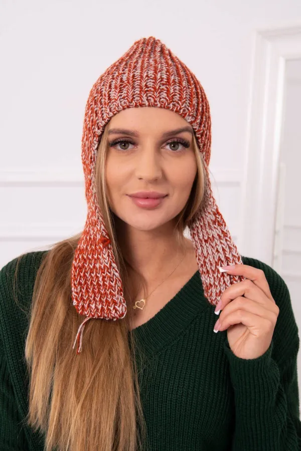 Kesi Kesi Women's long eared cap Jana K314 foxy