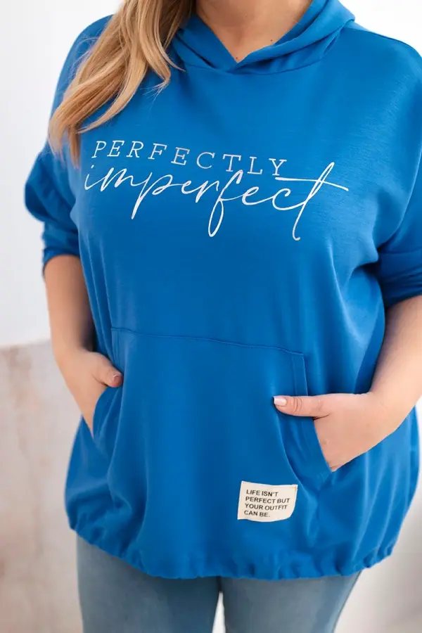 Kesi Włoski Kesi ženska plus size majica s printom