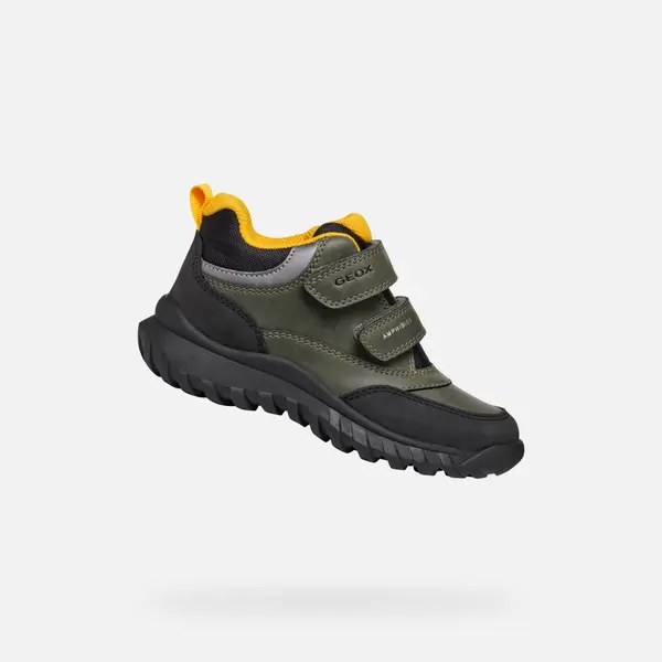 GEOX Khaki boys' ankle boots Geox Simbyos ABX - Boys
