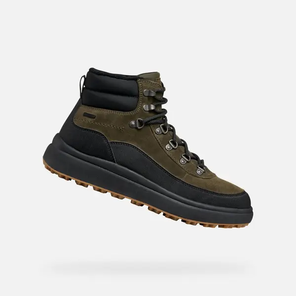 GEOX Khaki men's ankle boots Geox Granito + Grip B A - Men's