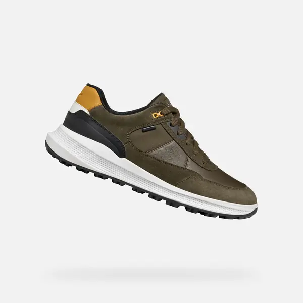 GEOX Khaki Men's Geox Pg1X B Abx Sneakers - Mens