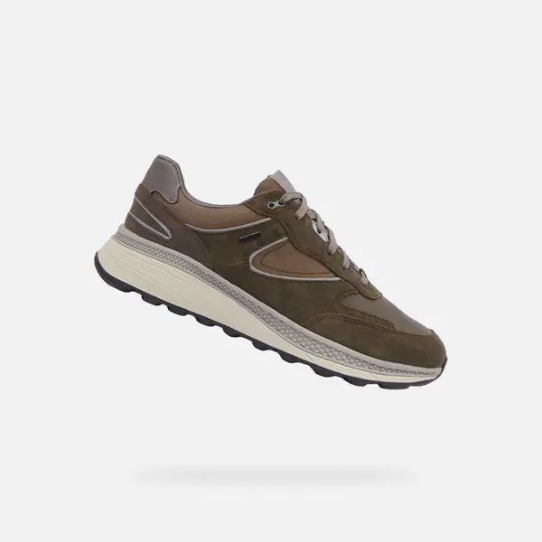 GEOX Khaki men's sneakers Geox Spherica Actif X1 - Men's