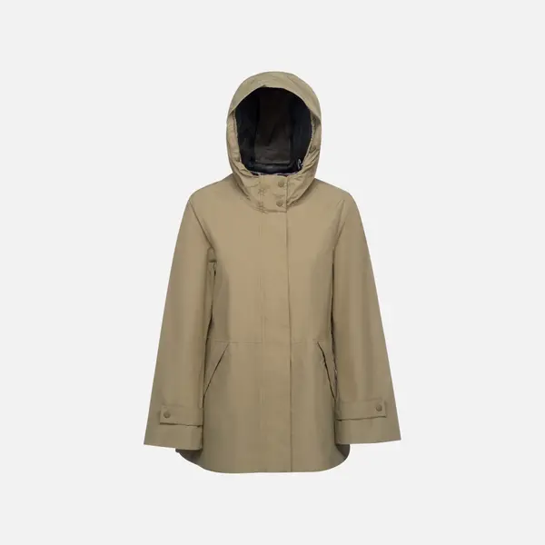 GEOX Khaki women's parka Geox Hoara - Women's