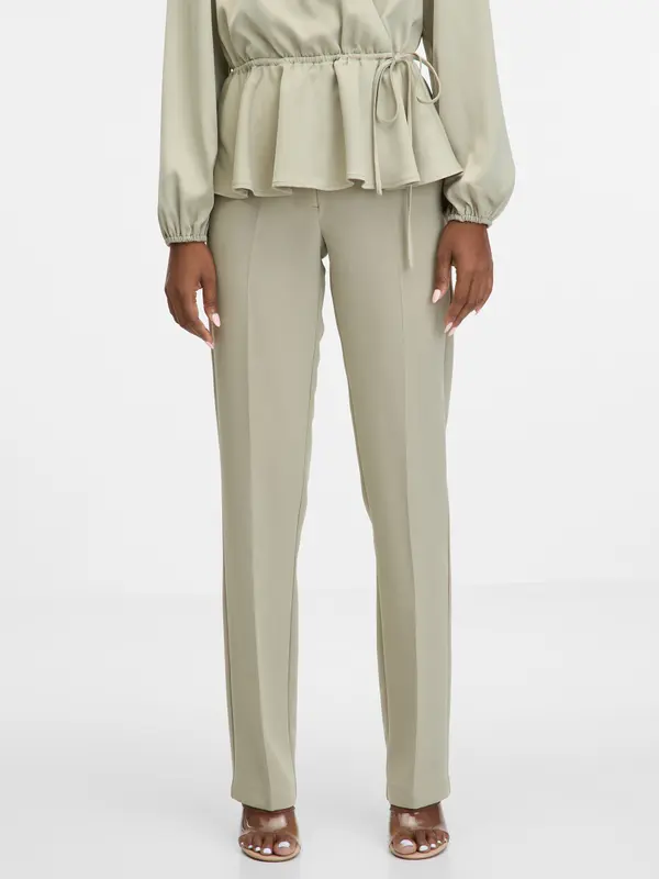 Orsay Khaki Women's Trousers ORSAY - Women's
