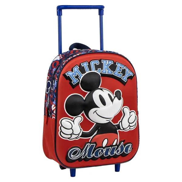 MICKEY KIDS BACKPACK TROLLEY 3D MICKEY