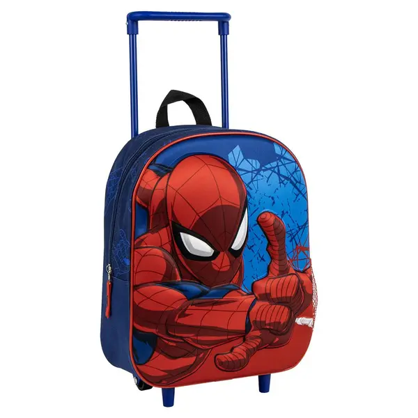 Spiderman KIDS BACKPACK TROLLEY 3D SPIDERMAN