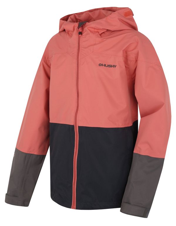 HUSKY Kids hardshell jacket HUSKY Nicker K pink/dark. gray