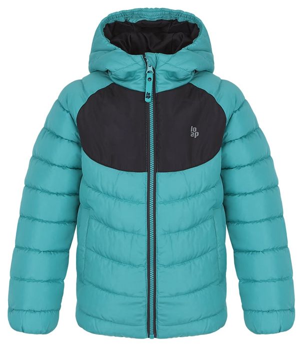 LOAP Kids jacket LOAP INSUM Green/Dark gray