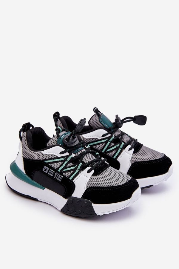 BIG STAR SHOES Kids Sports Shoes Memory Foam System Big Star LL374217 Black and Grey