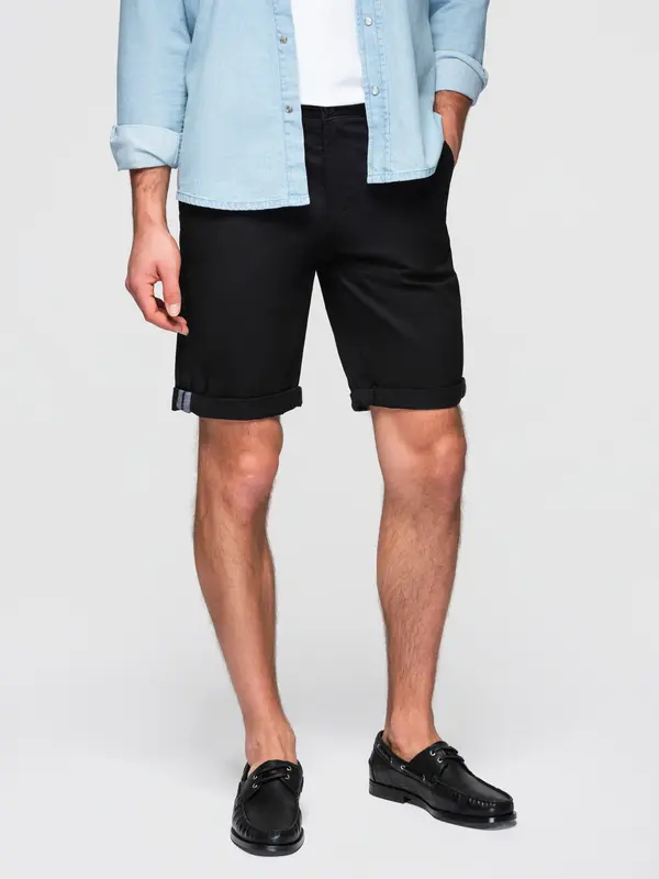Ombre Klasične ombre chino kratke hlače za muškarce