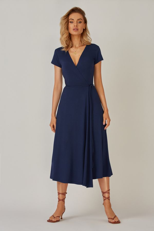 Kolorli Kolorli Ženska haljina Flora Long Navy Blue