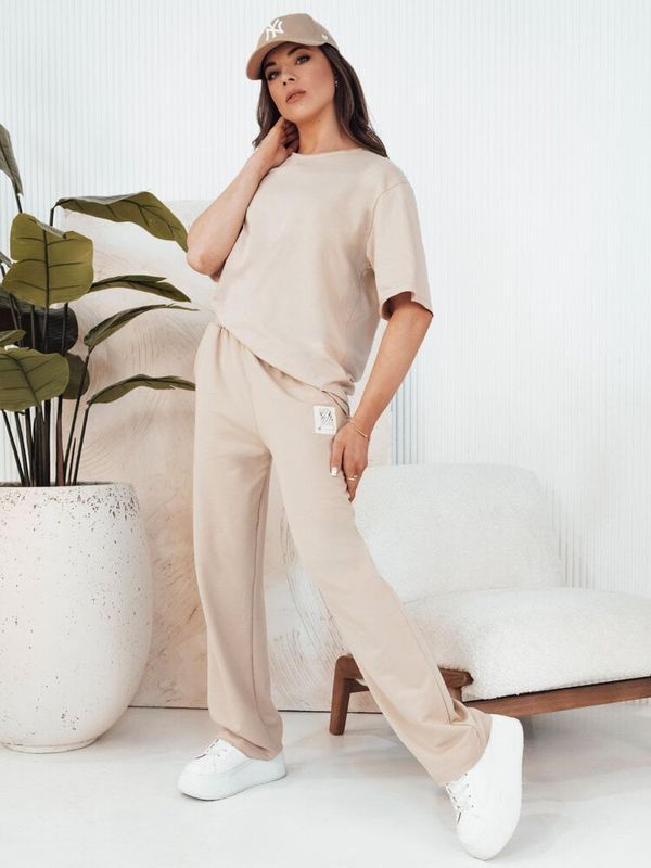 DStreet Komplet damski BLISES beżowy Dstreet